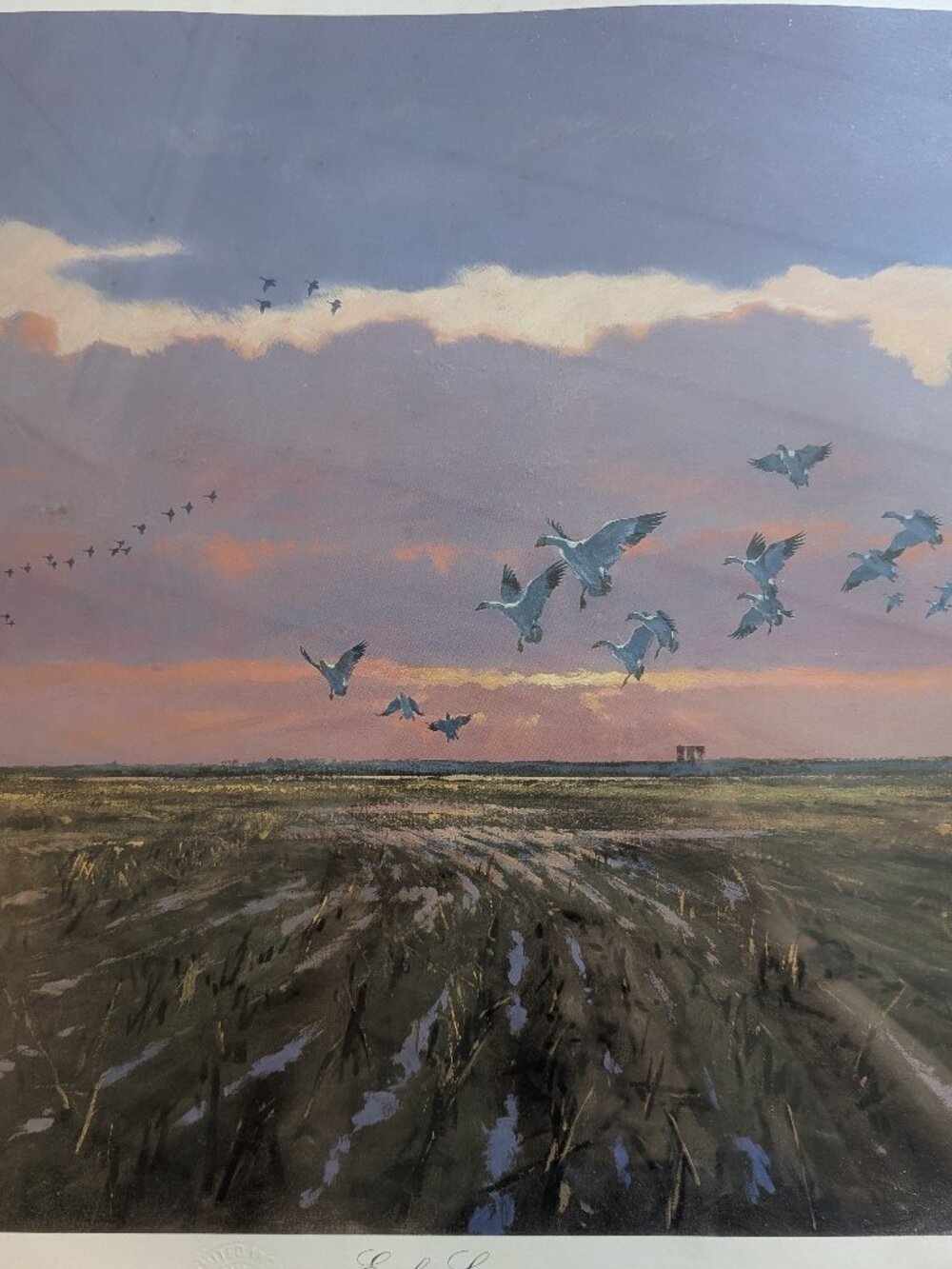 "Early Snows" by Al Barnes Hand Signed & Numbered Framed Lithograph Print